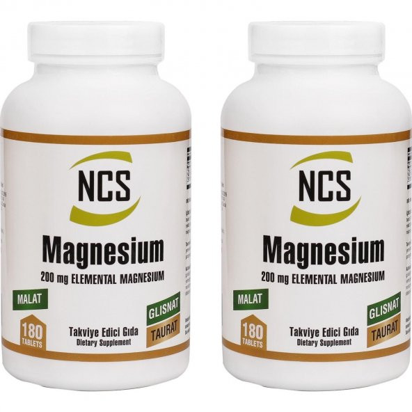 Ncs Magnesium Malat Glisinat Taurat 2 Kutu 360 Tablet