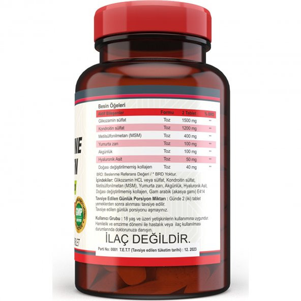 Nevfix Glucosamine Chondroitin Msm 120 Tablet