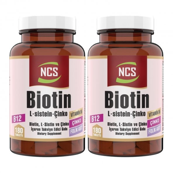 Ncs Biotin Çinko Glukonat Bakır L-Sistin 360 Tablet