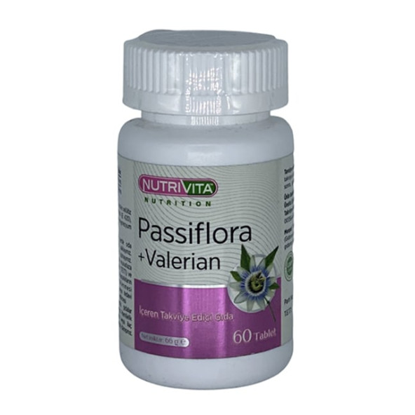 Nutrivita Nutrition Passiflora + Valerian 60 Tablet