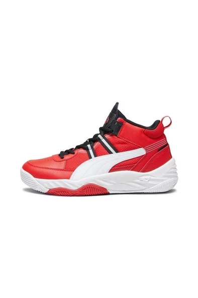 Puma Rebound Future NextGen Unisex Spor Ayakkabı Kırmızı Beyaz Siyah 36-48 - Resim 2