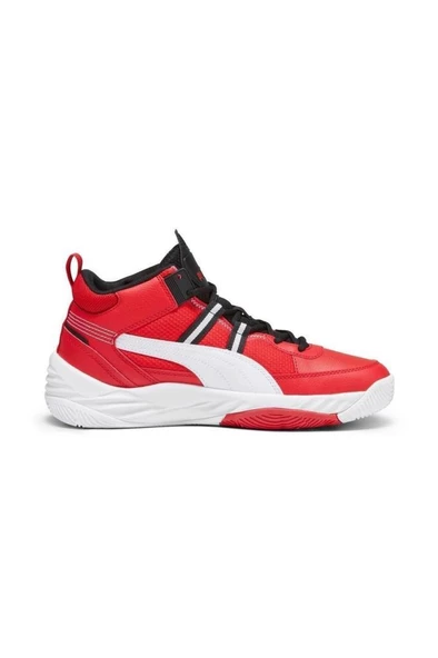 Puma Rebound Future NextGen Unisex Spor Ayakkabı Kırmızı Beyaz Siyah 36-48 - Resim 4