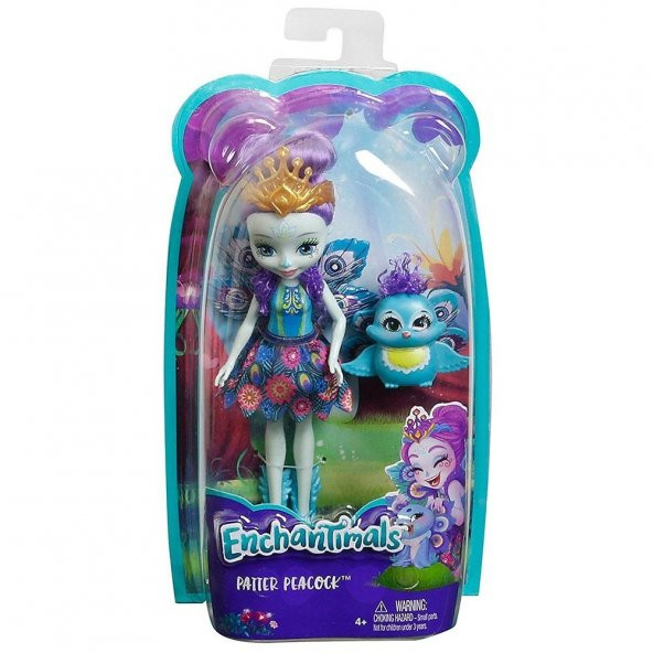 Enchantimals Patter Peacock Karakter Bebek - 2