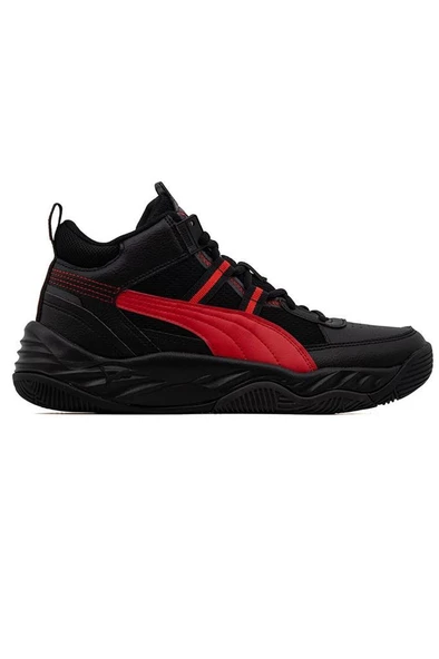 Puma Rebound Future NextGen Unisex Spor Ayakkabı Siyah Kırmızı 36-48