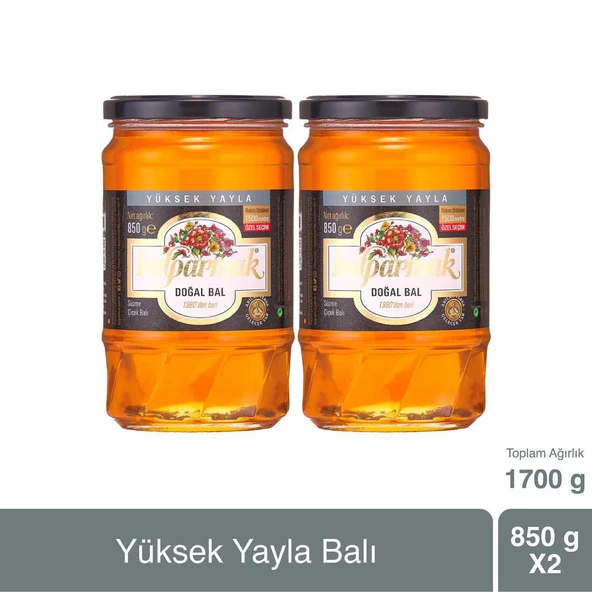 Balparmak Yüksek Yayla Çiçek Balı (Özel Seçim) 850 g x 2 Adet