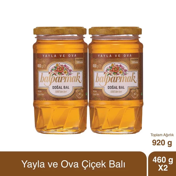 Balparmak Yayla ve Ova Çiçek Balı 460 g x 2 Adet