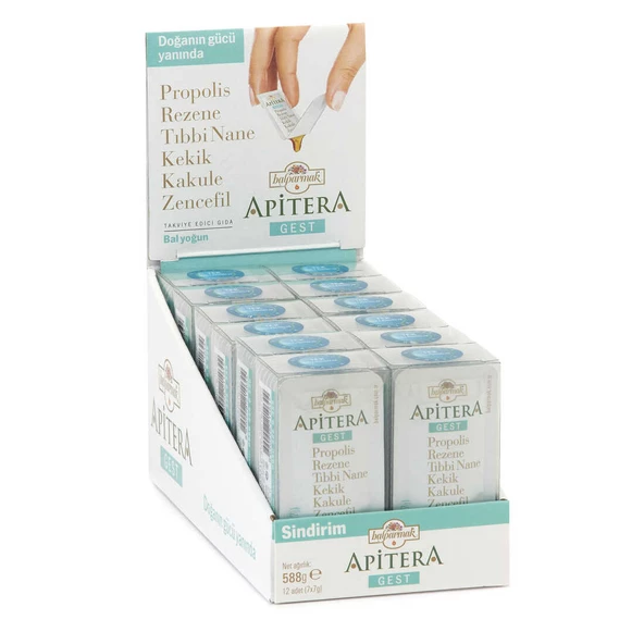 Apitera Gest 7 g x 84 Adet (Propolis, Bal, Rezene,Kekik,  Nane) - 2