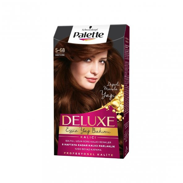 Palette Deluxe Saç Boyası 5-68 Kestane