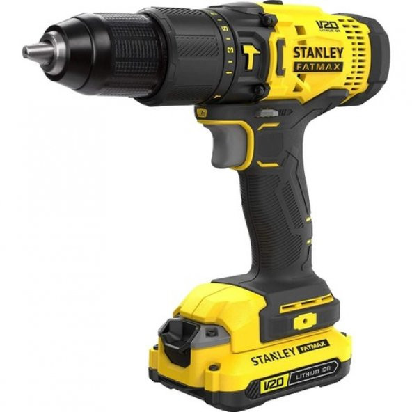 Stanley Fatmax SCD718D2K 18V 2.0AH V20 Çift Akülü Darbeli Matkap