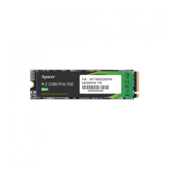Apacer 1TB 2100-1700 MB/s M.2 PCIe Gen3x4 AP1TBAS2280P4X-1 SSD