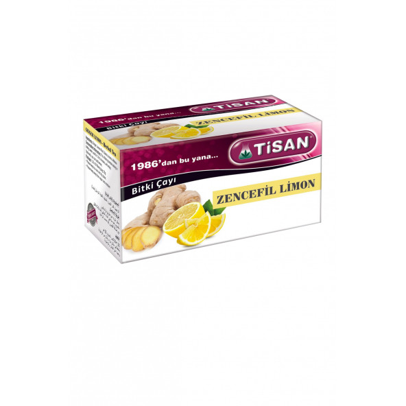Tisan Zencefil Limon Bitki Çayı Süzen Poşet Çay