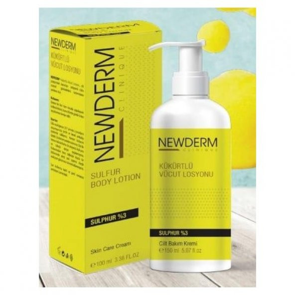 Newderm Kükürtlü Vücut Losyonu 8699153010244