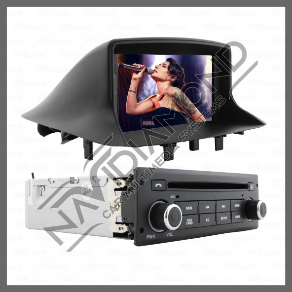 NAVIDIAMOND RENAULT FLUENCE 2009-2016 7 INCH 4 GB RAM 64 GB HAFIZA ANDROID MULTIMEDIA TEYP - 3