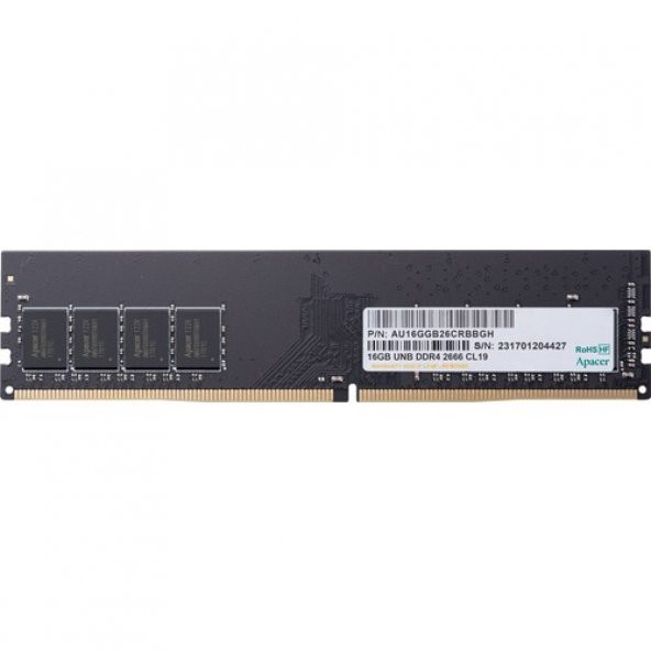 Apacer 16GB 2666Mhz DDR4 CL19 SODIMM Notebook Ram (ES.16G2V.GNH)