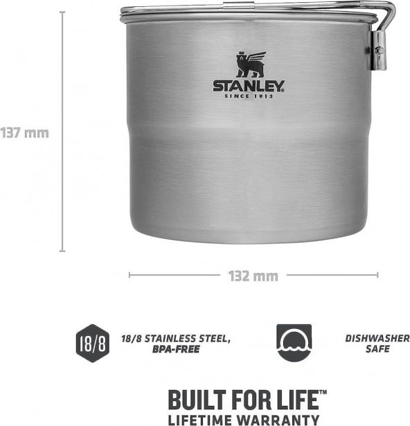 Stanley Adventure Paslanmaz Çelik Iki Kişilik Pişirme Seti - 2