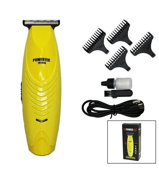 Powertec 1414 tıraş makinası ense sakal çizim