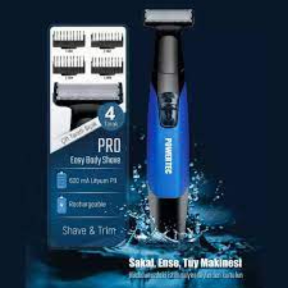Powertec TR-650 Vücut Tıraş Makinesi - Resim 3