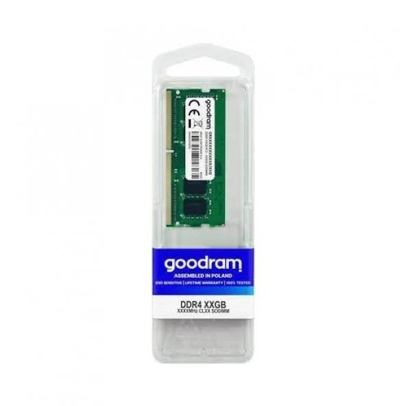 Goodram 4GB 3200MHZ DDR4 CL22  SODIMM RAMGR3200S464L22S-4G Notebook Ram