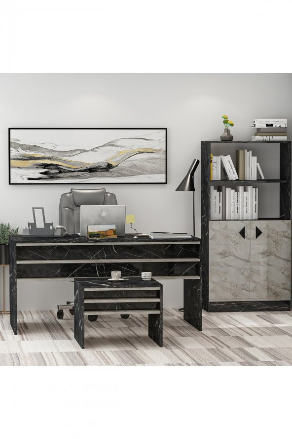 Givayo Mobilya Orion Ofis Çalışma Masası Royal Mermer Efes Mermer - 2