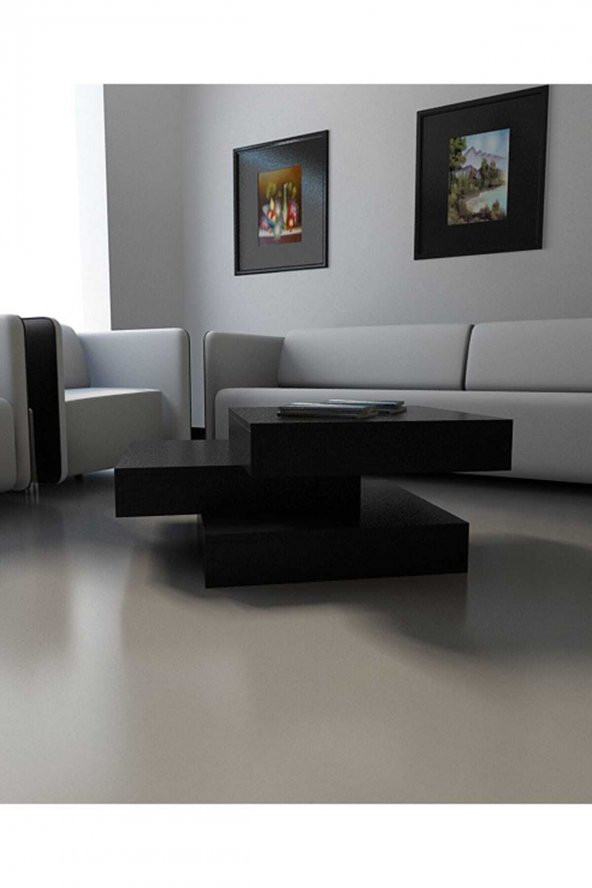 Givayo Mobilya Swm84 Orta Sehpa Siyah - 2