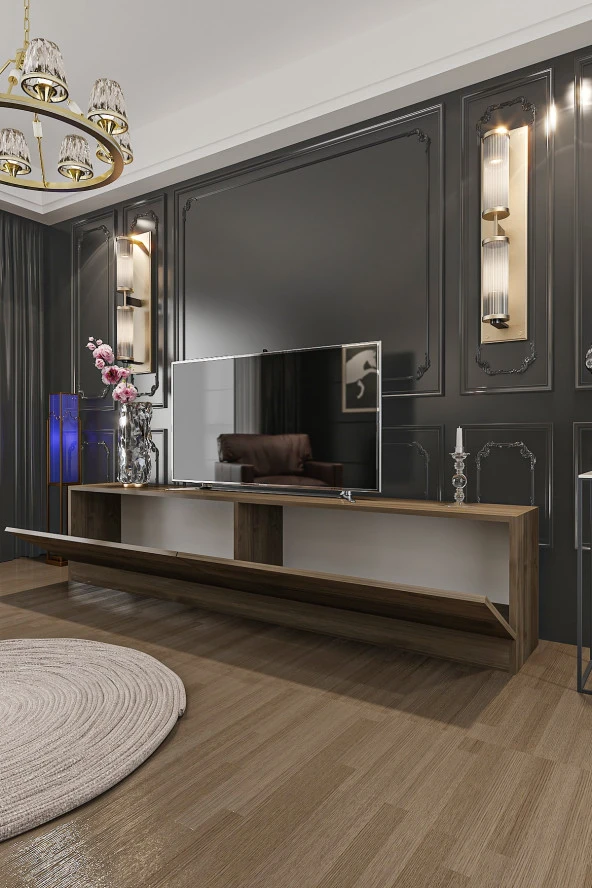 Givayo Mobilya River Tv Ünitesi Ceviz 180 Cm - 3