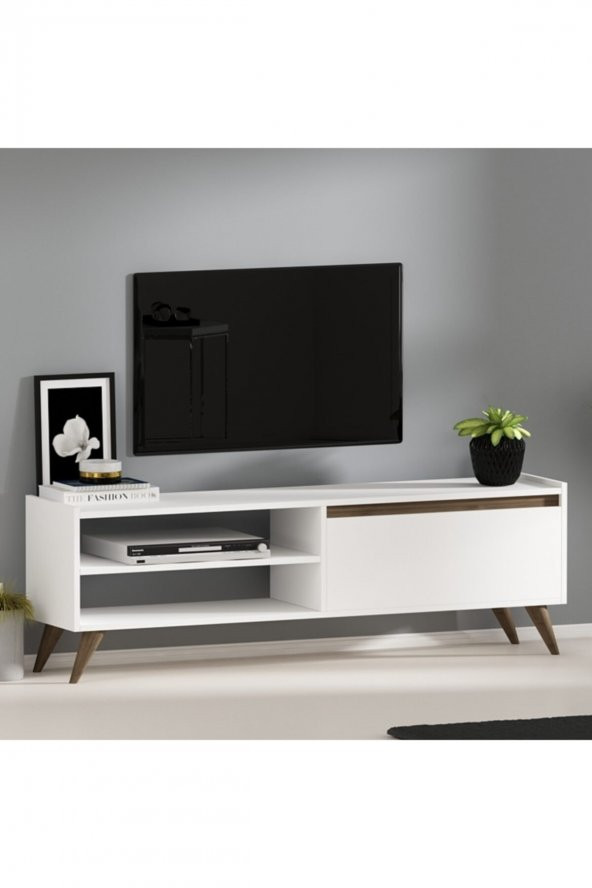 Givayo Mobilya Lupin Tv Ünitesi Ceviz Beyaz - 2