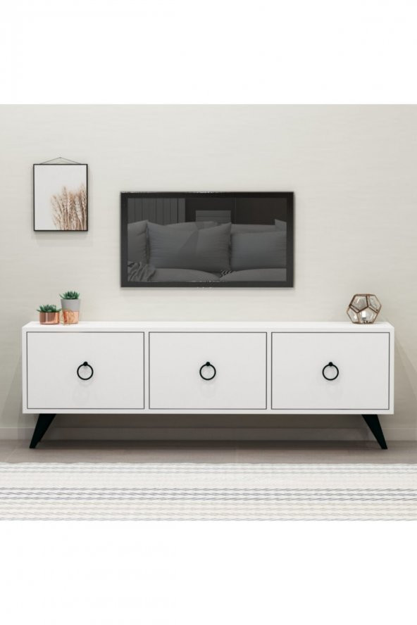 Givayo Mobilya Perla Tv Ünitesi Beyaz