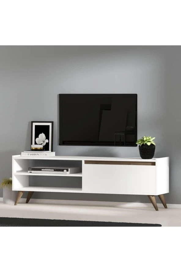 Givayo Mobilya Lupin Tv Ünitesi Ceviz Beyaz - 3