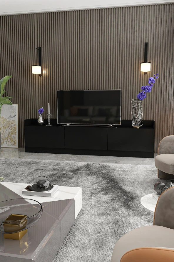 Givayo Mobilya Odin Tv Ünitesi Siyah 184 Cm - 3