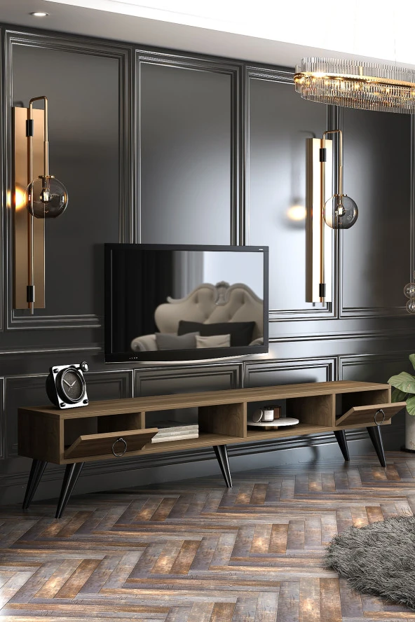 Givayo Mobilya Lima Tv Ünitesi Ceviz 180 Cm - 3