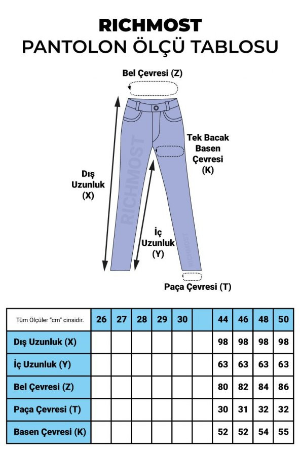 Paçaları Katlı ve Yüksek Belli Cepli Astarsız Dar Kalıp Kadın Kot Pantolon Koyu Mavi Denim Jean - 3