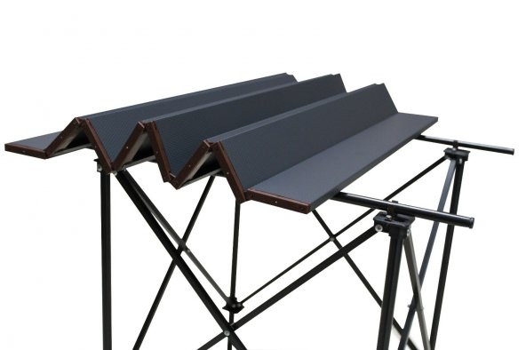 Alüminyum Katlanır Masa Balkon-Bahçe-Kamp-Piknik Masası (Taşıma Çantalı) Antrasit - 3