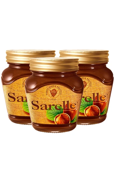 Sarelle Kakaolu Fındık Kreması 350 Gr 3lü Paket