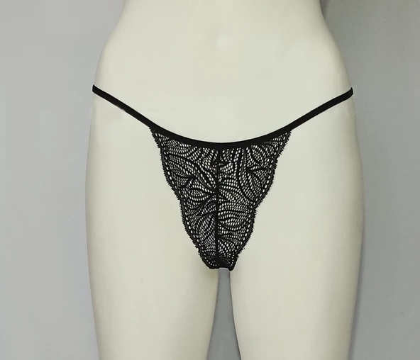 ASM1238 Kadın 4 Lü Renkli Dantel Çağırıcı İsteğim String - 5