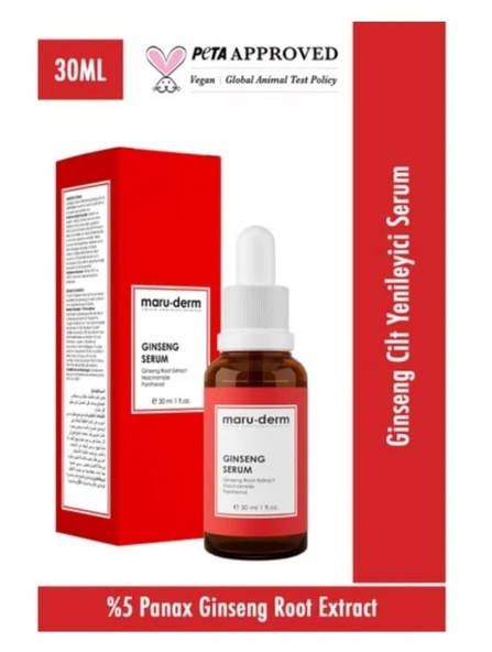 Maruderm Ginseng Cilt Yenileyici Serum 30 ML ürün görseli 1