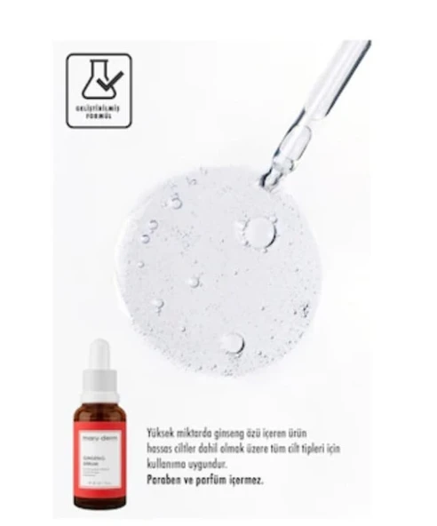 Maruderm Ginseng Cilt Yenileyici Serum 30 ML - Resim 3
