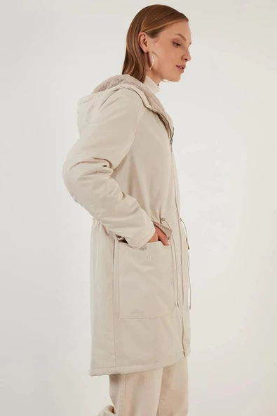 Only Dahlıa Çift Taraflı Kadın Mont 15208727 - 2