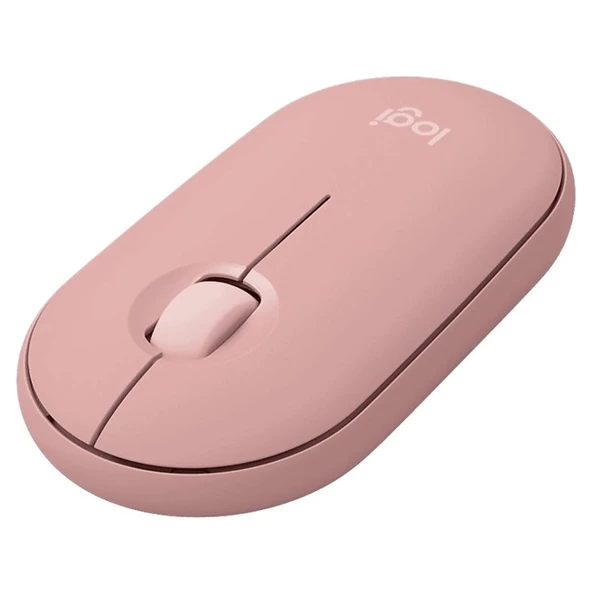 Logitech M350s Pebble 2 Bluetooth Mouse Pembe - Resim 2