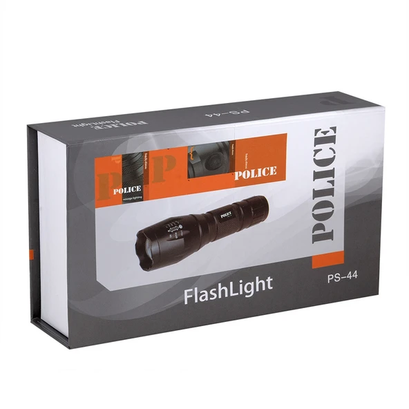 Police PS-44 CREE T6 LED + Zoom Şarj Edilebilir El Feneri - Resim 2
