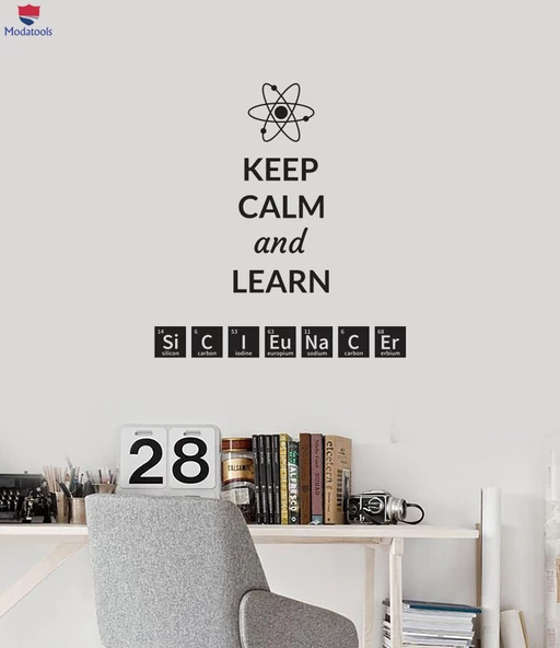 Oturma Odası, Ofis, Dükkan Duvar Sticker Bilim Alıntı Kimyasal Laboratuvar Kimya Laboratuvarı Okul Sınıf Çıkartmaları