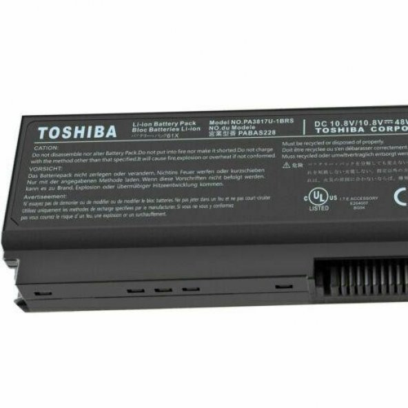 Toshiba L655-15H, L655-1D0, L655-1JG Orjinal Batarya Laptop Pili - 3
