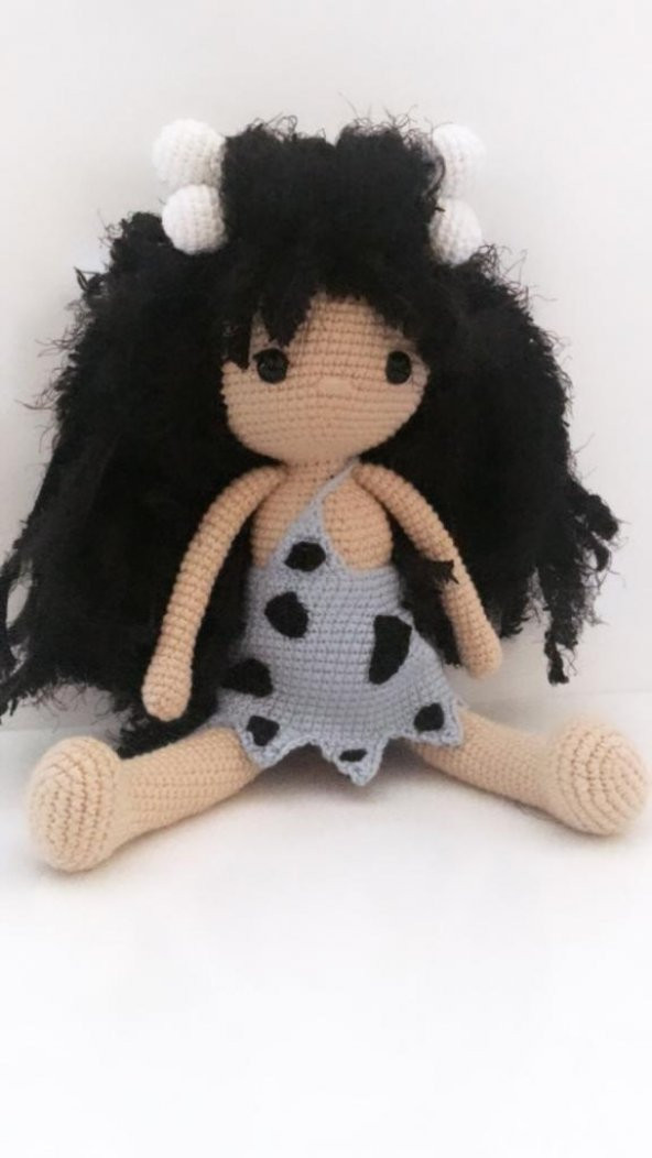 Taş Devri Bebek Amigurumi Organik Oyuncak - 2