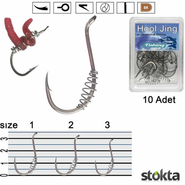 Hooljing Levrek İğnesi 2 Paket