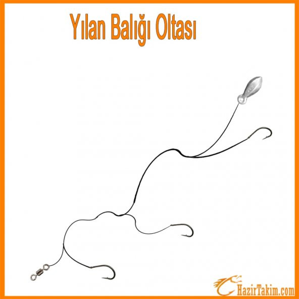 Yılan Balığı Oltası 2 Adet