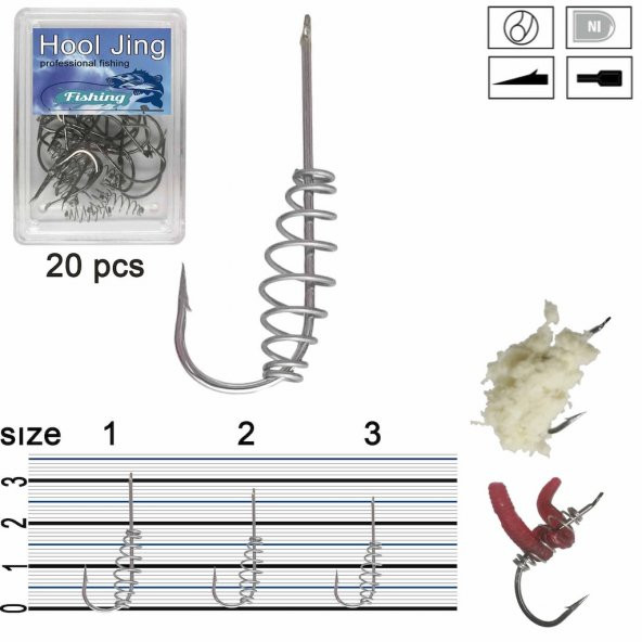 Hooljing Kefal İğnesi 2 Paket - 2