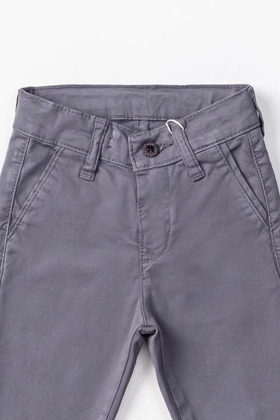 Fermuarlı Çift Cepli Klasik Erkek Çocuk Pantolon - 6
