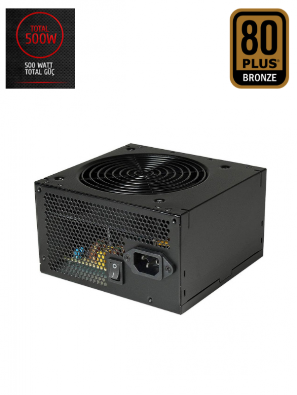 XASER 500W 80+ Plus Bronze Power Supply Pc Güç Kaynağı