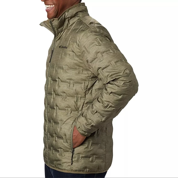 Columbia Delta Ridge Down Jacket Erkek Outdoor Mont Yeşil WO0955-397 - 3