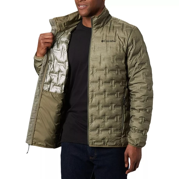 Columbia Delta Ridge Down Jacket Erkek Outdoor Mont Yeşil WO0955-397 - 5