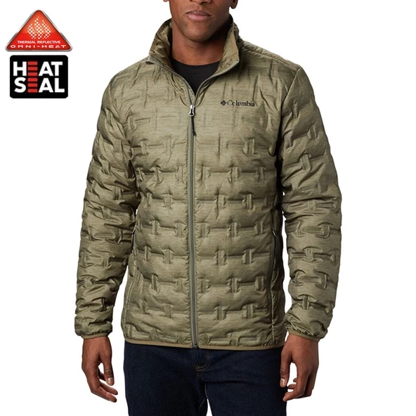 Columbia Delta Ridge Down Jacket Erkek Outdoor Mont Yeşil WO0955-397